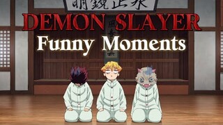 demon slayer funny moments