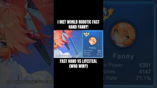 I Met the World Super Fast Hand Fanny Ever (Fast Hand Vs Lifesteal) - Who Do You Think Will Win? 🤔