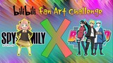 Anya X Team 7 [Boruto] | Bilibili Fan Art Challenge