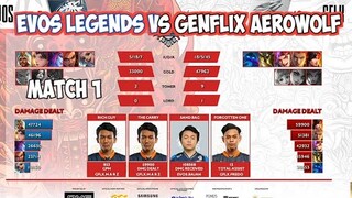 EVOS LEGEND VS GENFLIX AEROWOLF MATCH 1 MPL ID S6