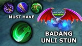 BADANG UNLI STUN | YOU'LL FOREVER SLEEP WITH THIS BUILD | MOBILE LEGENDS
