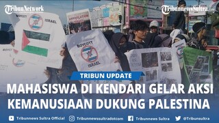 Mahasiswa di Kendari Sulawesi Tenggara Gelar Aksi Kemanusiaan Dukung Palestina Lawan Zionis Israel