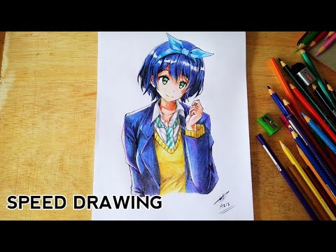 drawing anime in speed drawTikTok Search