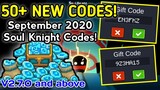 NEW SEP 2020 Soul Knight Codes | 2.7.0 Soul Knight Gift Codes Update