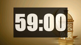 59 Minute Timer | Loud Alarm | Time call