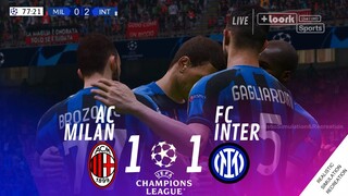 AC Milan vs. FC Inter [0-2] MATCH HIGHLIGHTS | VideoGame Simulation & Recreation