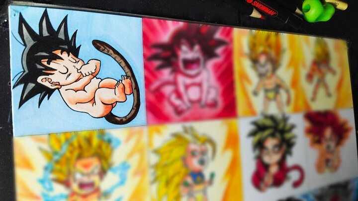Drawing Goku SSJ in Different Anime Styles | Dragon Ball Z | diArt - Bilibili Drawing Goku SSJ in Different Anime Styles | Dragon Ball Z | diArt - Bilibili