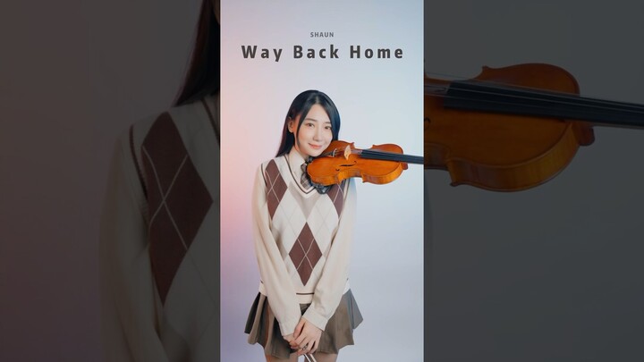 Way back home🏠violin cover