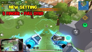 NEW SETTING + FULL GYRO OF SOUTH | 3 MAN SQUAD 34 KILL | SOUTH SAUSAGE MAN