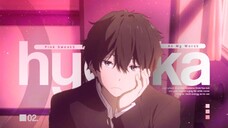 【氷菓】Oreki Hotaro & Chitanda Eru 🌸「Edit/AMV」Pink Sweat$ - At My Worst