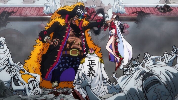 ONE PIECE KUROHIGE VS BOA HANCOCK AND COBY