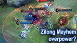 Zilong Mayhem too OVERPOWER Mobile Legends