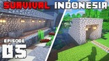 BUAT TEROWONGAN BAWAH LAUT - MENUJU MINE SHAFT !!! - Minecraft Survival Indonesia (Eps.5)