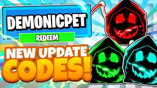 ALL NEW *DEMONIC* UPDATE OP CODES! | Roblox Candy Clicking Simulator