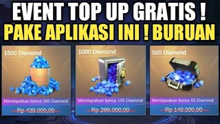 TOP UP 1000 DIAMOND GRATIS TANPA BAYAR !! CUMA ADA DI EVENT INI ! SEBELUM BERAKHIR