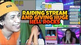 We Raided Streamers And Giving Them A Huge Hell Rocks In Pet Simulator X | Roblox (Pinoy/Tagalo)