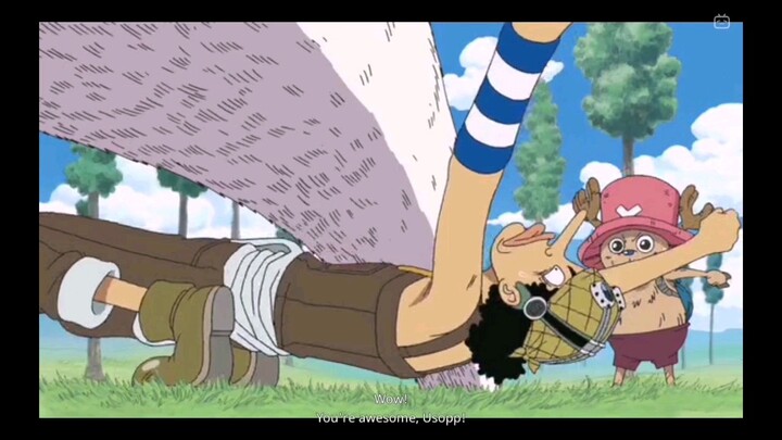 Usopp "almost" killed by his captain