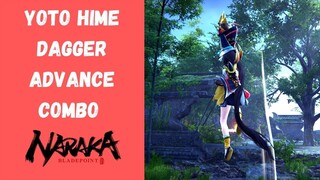 Naraka Bladepoint Combo Guide: Yoto Hime Advance Dagger Combo