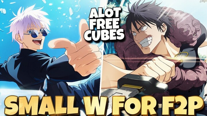 WE GOT A SMALL W WITH OP CHARACTERS RELEASING & ALOT MORE FREE CUBES - Jujutsu Kaisen Phantom Parade