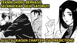 Jujutsu kaisen prediksi chapter 250 | Shoko akan membantu gojo satoru bangkit