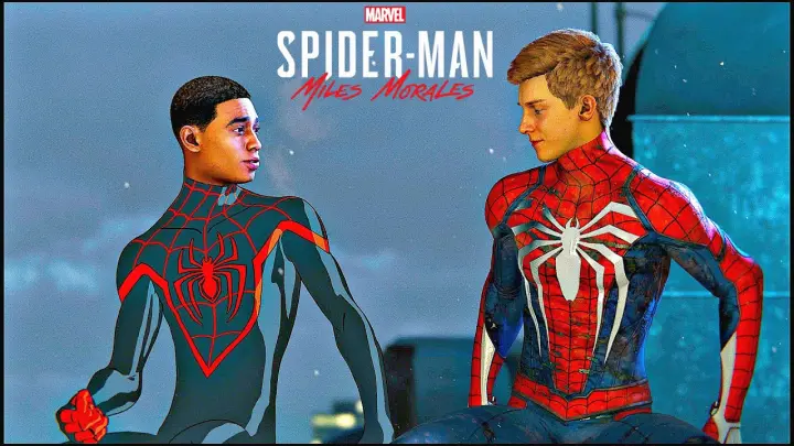 Peter Parker and Miles Morales vs Rhino With Animated Suit - Marvel's Spider-Man Miles Morales