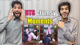 BTS Clumsy Moments Reaction! |  BTS Funny Fails (Funny Moments)