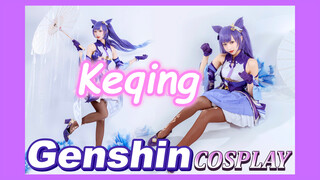 [Genshin, COSPLAY] Keqing, Giống Một Chú Mèo Dễ Thương