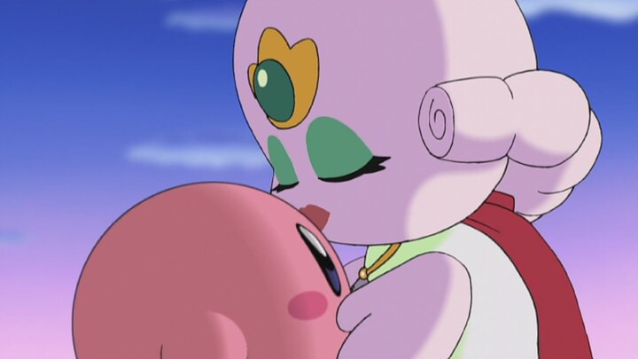 Bayi Kirby sedang dicium