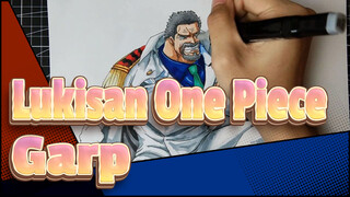 [Lukisan One Piece] Garp dengan Pena Tanda