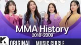 Mix of MMA Most Popular KPOP Songs Over 10 Years