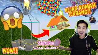 ADA RUMAH TERBANG PAKAI BALON  DI SAKURA SCHOOL SIMULATOR!! MISI TERBARU SAKURA