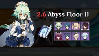 【2.6 New Abyss】4 Star Team | Abyss Floor 11 - [Genshin Impact]