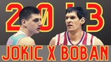 Nikola Jokic vs Boban Marjanovic- ABA League - 11.25.2013