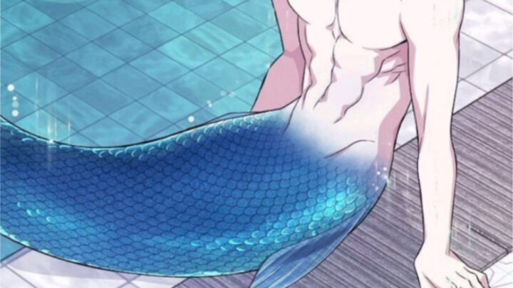 [Interracial] The mermaid prince fell in love with the little bottom and revealed his true identity!