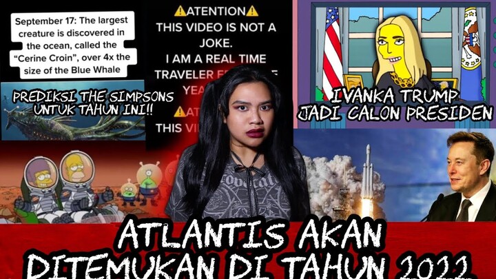 KRAKEN KELUAR DAN PENJAJAHAN MARS DIMULAI 2022 - PREDIKSI THE SIMPSONS DAN TIME TRAVELLER ASLI