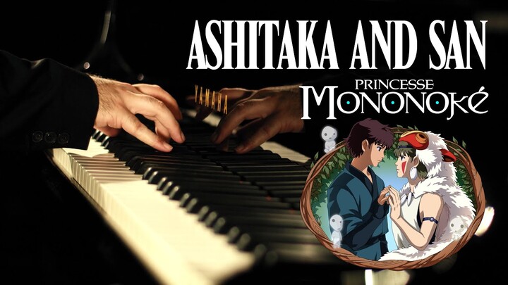 Princess Mononoke - Ashitaka and San - Studio Ghibli - Piano Solo | Leiki Ueda