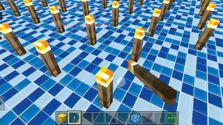 Minecraft Moiré Effect, watch this video to the end.