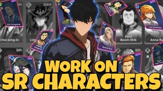 ARE SR CHARACTERS GOOD ?! WHICH SR CHARACTER TO WORK ON - Solo Leveling Arise