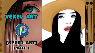 VEXEL ART WORKFLOW | LINEART [EYES & LIPS] IBISPAINTX | PART I