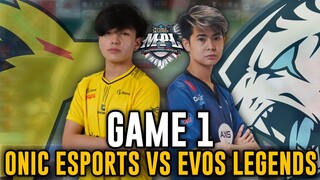 GAME 1 : ONIC ESPORTS vs EVOS LEGENDS | DLAR & KAIRI | MPL INDO S10