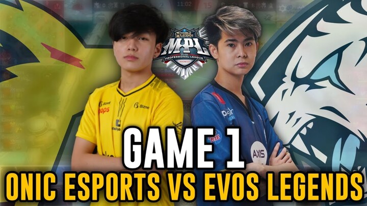 GAME 1 : ONIC ESPORTS vs EVOS LEGENDS | DLAR & KAIRI | MPL INDO S10