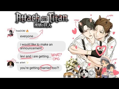 ereri are getting married and starting a family?! pt. 2 | WARNING: PURE CHAOS [aot]