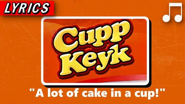 CUPP KEYK, A lot of cake in a cup! (1999, Suncrest TVC)