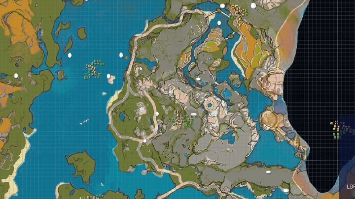MC Blast Liver 4128 hours to make a 1:1 scale Genshin Impact map