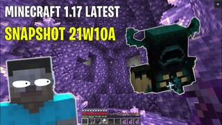 Minecraft 1.17 Caves and Cliffs Update Snapshot 21W10A