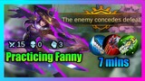 7 days of practicing Fanny | Fanny Gameplay