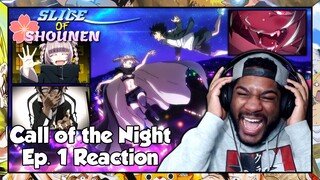 Call of the Night Episode 1 Reaction | THIS MIGHT BE THE BEST NEW ANIME OF SUMMER 2022!!!