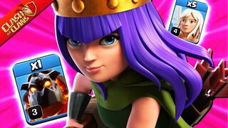 ควีนชาร์จลาวาลูนบ้าน 10 ไม่ยากอย่างที่คิด - Clash of Clans