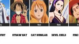 Epithets of One Piece Characters