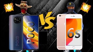 RANZO FF VS SNACKY FF FULL FIGHT POCO X3 PRO VS IPHONE 6S PLUS - FREE FIRE 🇧🇷